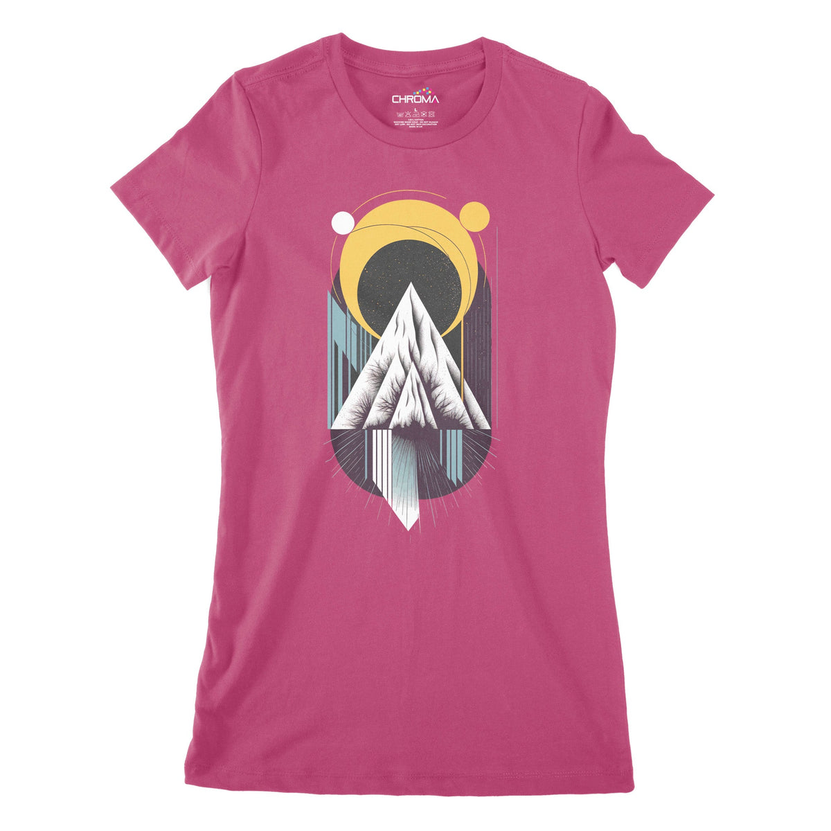 Modern Minimilist Women's Classic Fitted T-Shirt Chroma Clothing