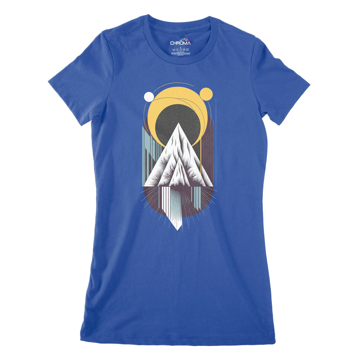 Modern Minimilist Women's Classic Fitted T-Shirt Chroma Clothing