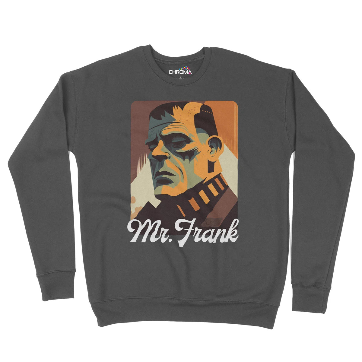 Mr Frank Frankenstein Halloween Unisex Adult Sweatshirt | Premium Hall Chroma Clothing
