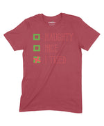 Naughty, Nice, I Tried Unisex Adult T-Shirt Chroma Clothing
