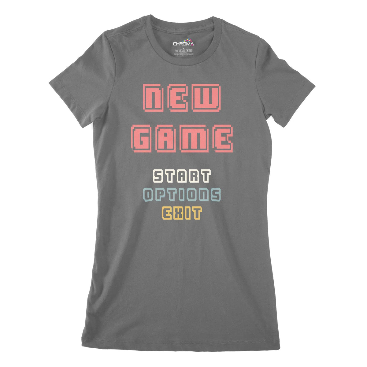 New Game Retro Women's Classic Fitted T-Shirt | Premium Quality Street Chroma Clothing