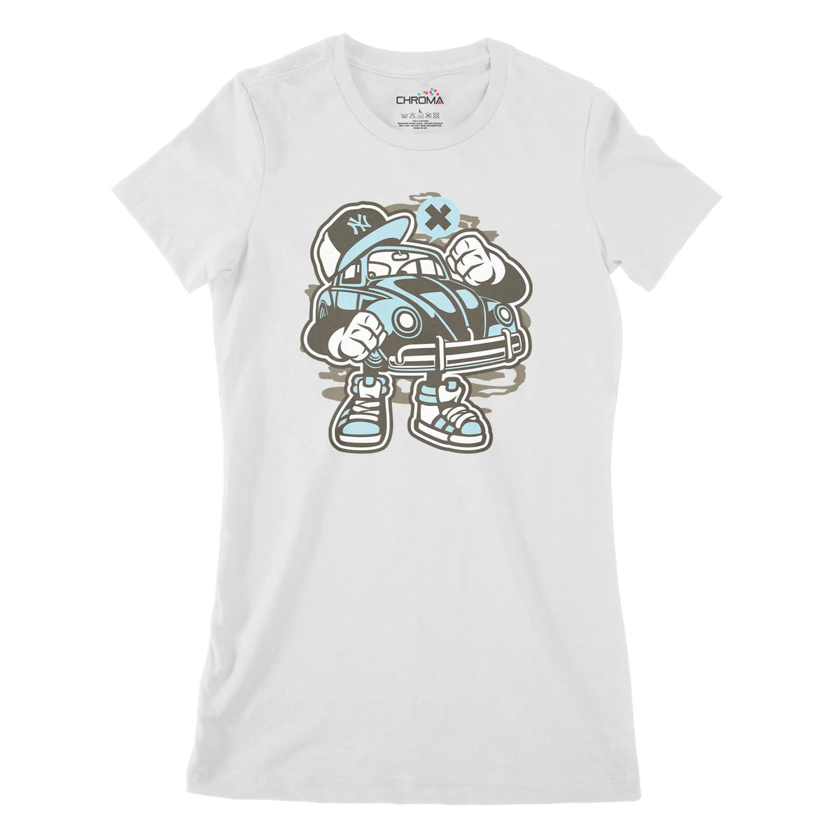 Ny Bug Dude Women's Classic Fitted T-Shirt Chroma Clothing