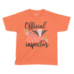 Official Candy Inspector Halloween Kids T-Shirt | Premium Halloween Cl Chroma Clothing
