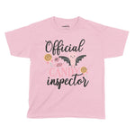Official Candy Inspector Halloween Kids T-Shirt | Premium Halloween Cl Chroma Clothing