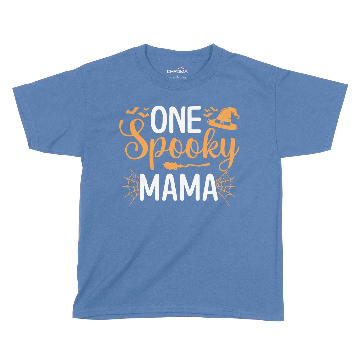 One Spooky Mama Halloween Kids T-Shirt | Premium Halloween Clothing Chroma Clothing