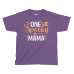 One Spooky Mama Halloween Kids T-Shirt | Premium Halloween Clothing Chroma Clothing