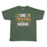 One Spooky Mama Halloween Kids T-Shirt | Premium Halloween Clothing Chroma Clothing