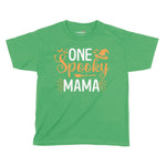 One Spooky Mama Halloween Kids T-Shirt | Premium Halloween Clothing Chroma Clothing