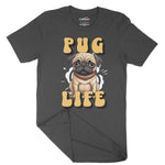 Pug Life Dog Lover Unisex Adult T-Shirt Chroma Clothing