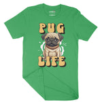 Pug Life Dog Lover Unisex Adult T-Shirt Chroma Clothing