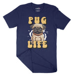 Pug Life Dog Lover Unisex Adult T-Shirt Chroma Clothing