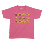 Pumpkin Faces Halloween Kids T-Shirt | Premium Halloween Clothing Chroma Clothing