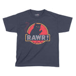Rawr! Cute Cat Halloween Kids T-Shirt | Premium Halloween Clothing Chroma Clothing