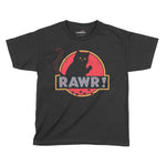 Rawr! Cute Cat Halloween Kids T-Shirt | Premium Halloween Clothing Chroma Clothing