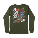 Rebel | Dual Print | Long-Sleeve T-Shirt | Premium Quality Streetwear Chroma Clothing