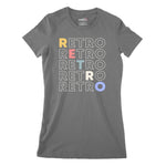 Retro Retro Classic Gaming Women's Classic Fitted T-Shirt | Premium Qu Chroma Clothing