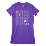 Retro Retro Classic Gaming Women's Classic Fitted T-Shirt | Premium Qu Chroma Clothing