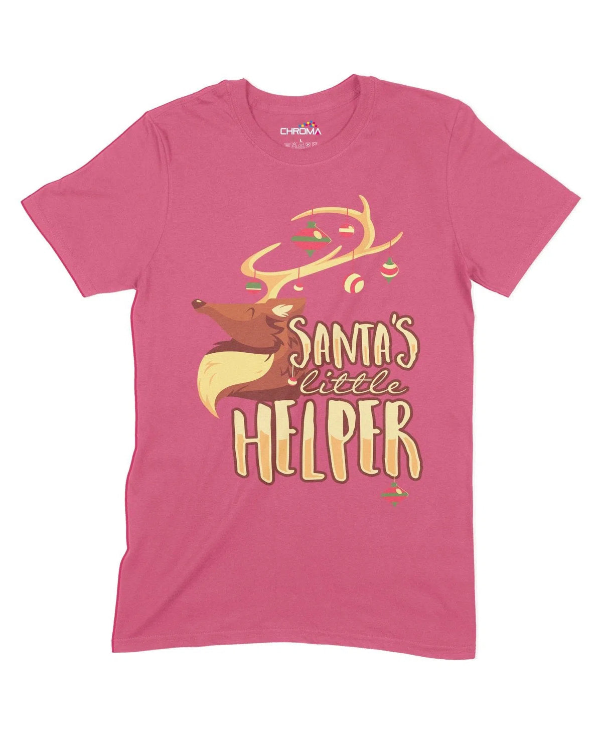 Santa's Little Helper Unisex Adult T-Shirt Chroma Clothing