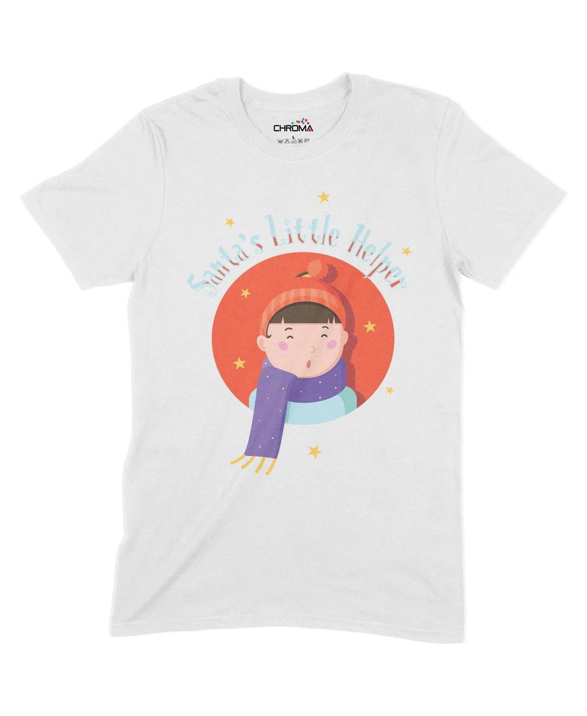 Santa's Little Helper Unisex Adult T-Shirt Chroma Clothing