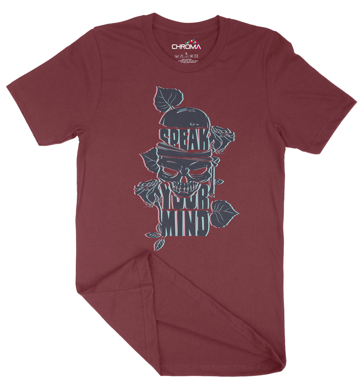 Speak Your Mind Unisex Adult T-Shirt | Premium Quality Streetwear Chroma Clothing