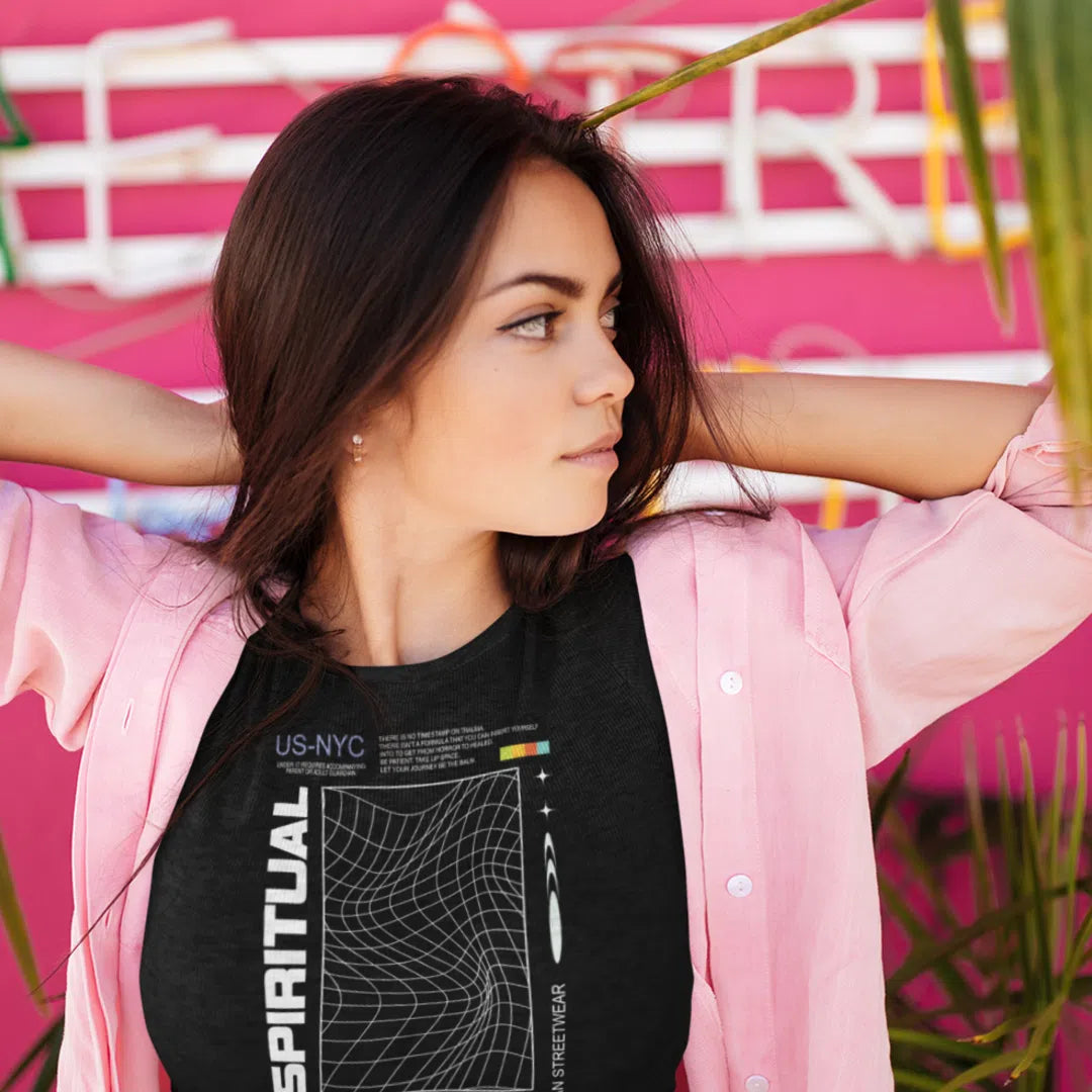 Spiritual Reality | Women's Cropped T-Shirt Chroma Clothing