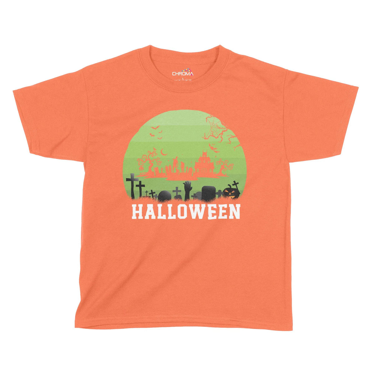 Spooky Halloween Kids T-Shirt | Premium Halloween Clothing Chroma Clothing
