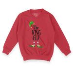The King Elf Festive Fun | Kid's Christmas Sweatshirt Chroma Clothing