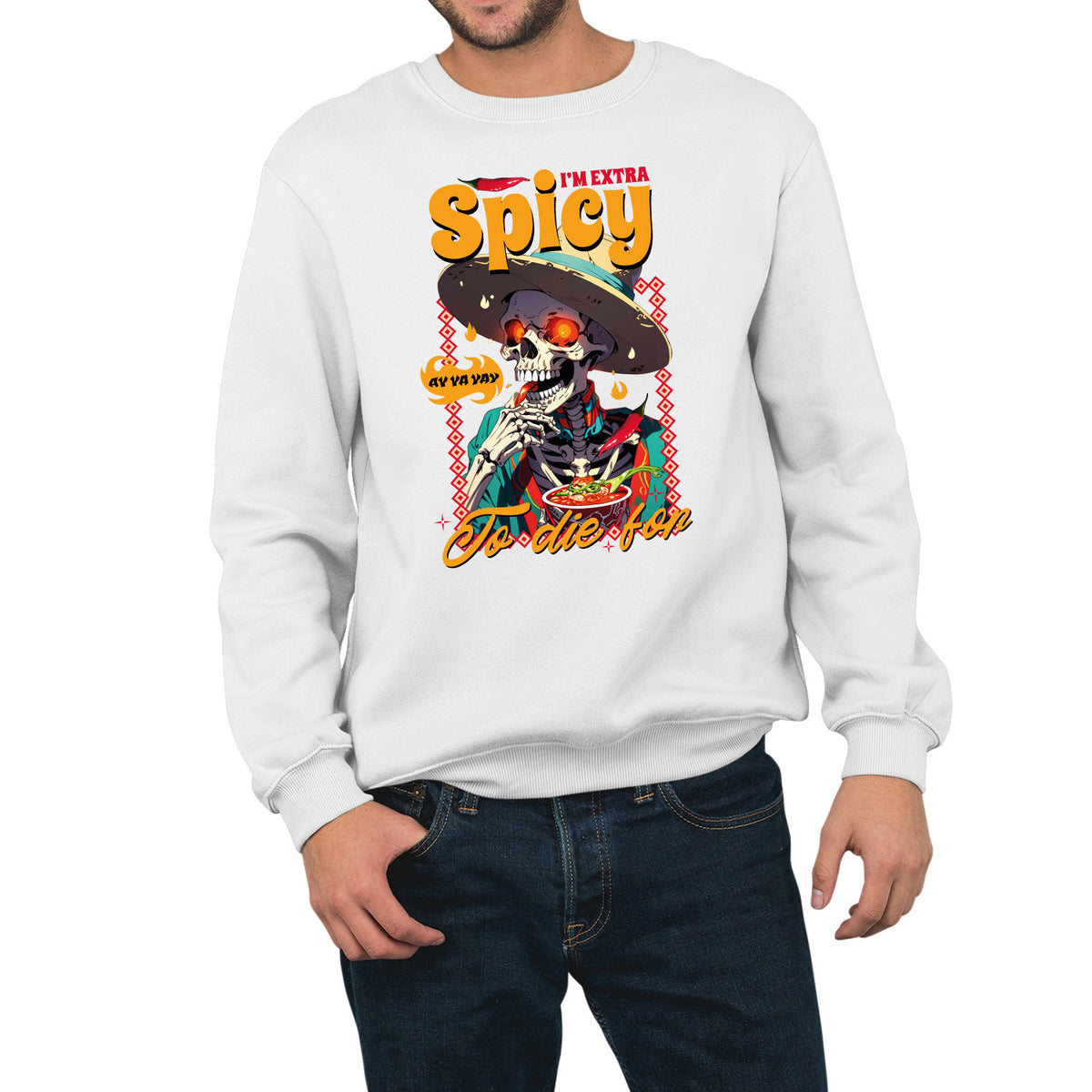 Im Extra Spicy | Unisex Adult Sweatshirt | Premium Halloween Clothing