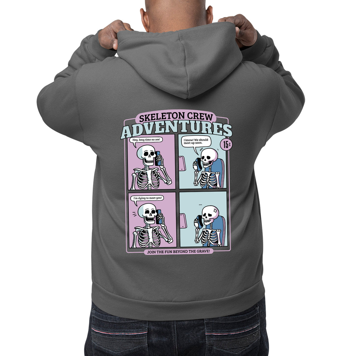 Skeleton Crew Unisex Adult Pullover Hoodie | Premium Halloween Clothing