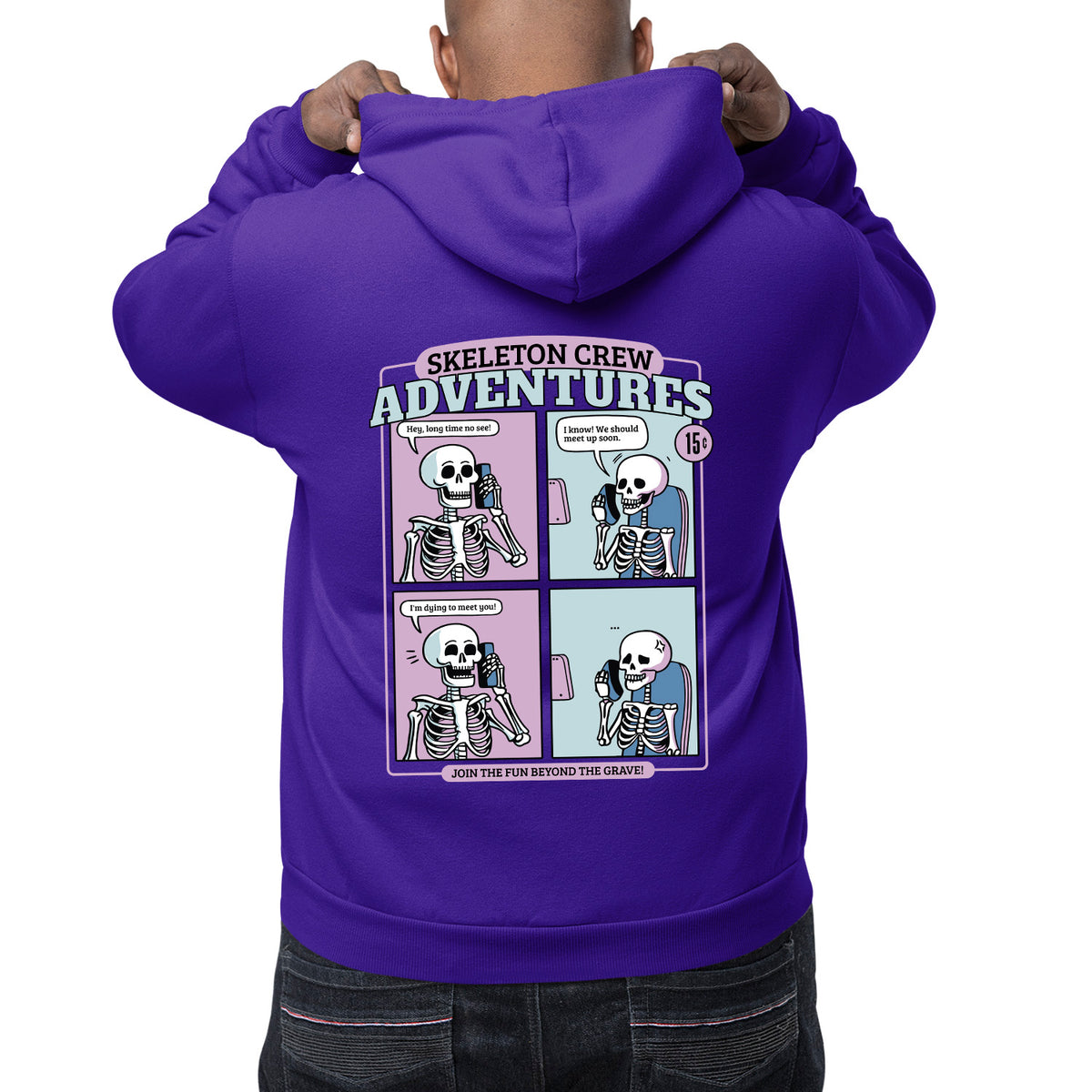 Skeleton Crew Unisex Adult Pullover Hoodie | Premium Halloween Clothing