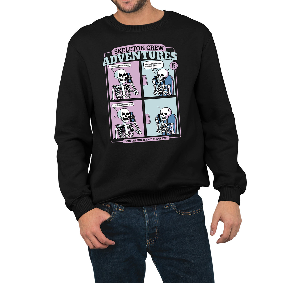 Skeleton Adventures | Unisex Adult Sweatshirt | Premium Halloween Clothing