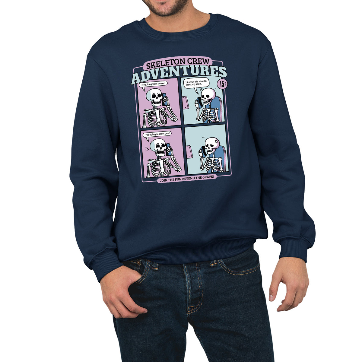 Skeleton Adventures | Unisex Adult Sweatshirt | Premium Halloween Clothing