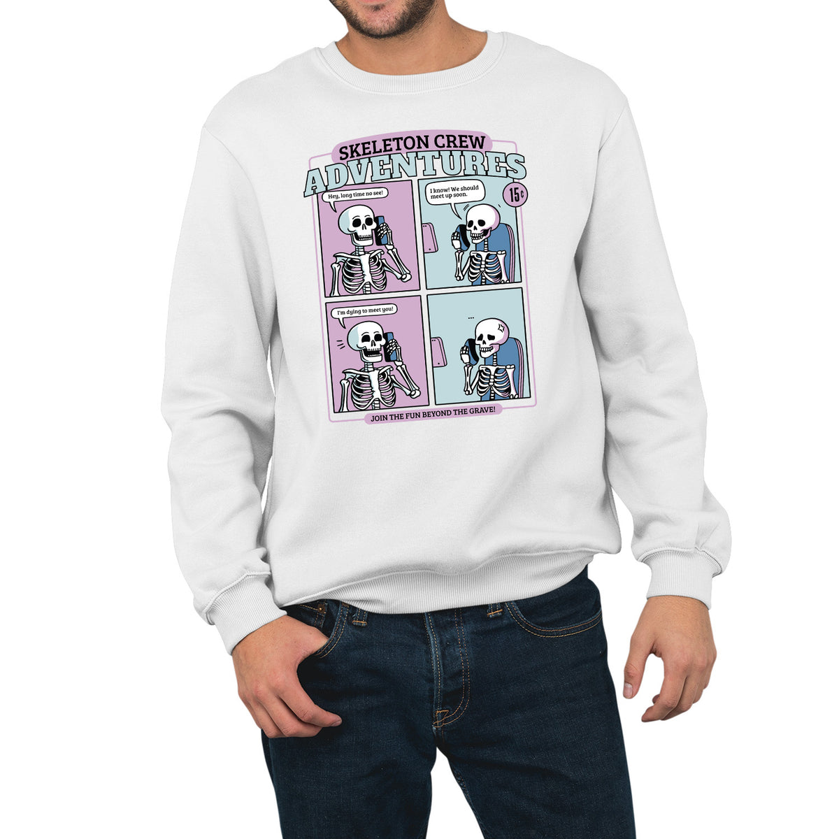 Skeleton Adventures | Unisex Adult Sweatshirt | Premium Halloween Clothing
