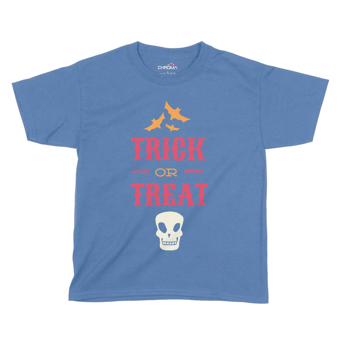 Trick Or Treat Halloween Kids T-Shirt | Premium Halloween Clothing Chroma Clothing