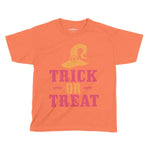 Trick Or Treat Wizard Halloween Kids T-Shirt | Premium Halloween Cloth Chroma Clothing
