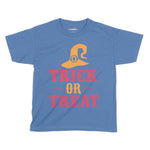 Trick Or Treat Wizard Halloween Kids T-Shirt | Premium Halloween Cloth Chroma Clothing