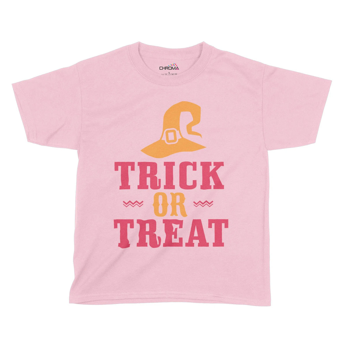 Trick Or Treat Wizard Halloween Kids T-Shirt | Premium Halloween Cloth Chroma Clothing