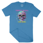 Trippy Skull Stay Weird Unisex Adult T-Shirt Chroma Clothing