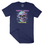 Trippy Skull Stay Weird Unisex Adult T-Shirt Chroma Clothing