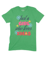 Trust A Girl Who Loves Xmas Unisex Adult T-Shirt Chroma Clothing