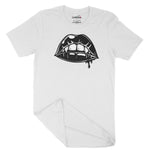 Vampire Lips Unisex Adult T-Shirt | Premium Halloween Clothing Chroma Clothing