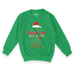 I'm Not Short I'm A Tall Elf | Kid's Christmas Sweatshirt Chroma Clothing