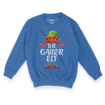 Gamer Elf Festive Fun | Kid's Christmas Sweatshirt Chroma Clothing