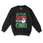 Dear Santa Define Good | Kid's Christmas Sweatshirt Chroma Clothing