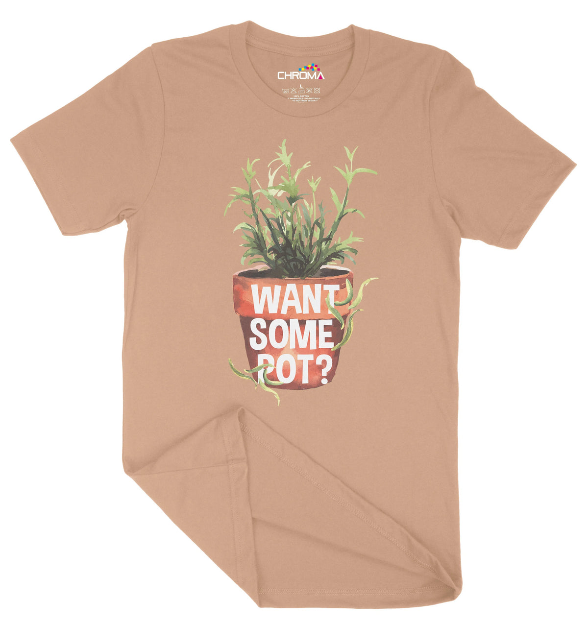 Want Some Pot Unisex Adult T-Shirt | Premium Quality Streetwear Chroma Clothing