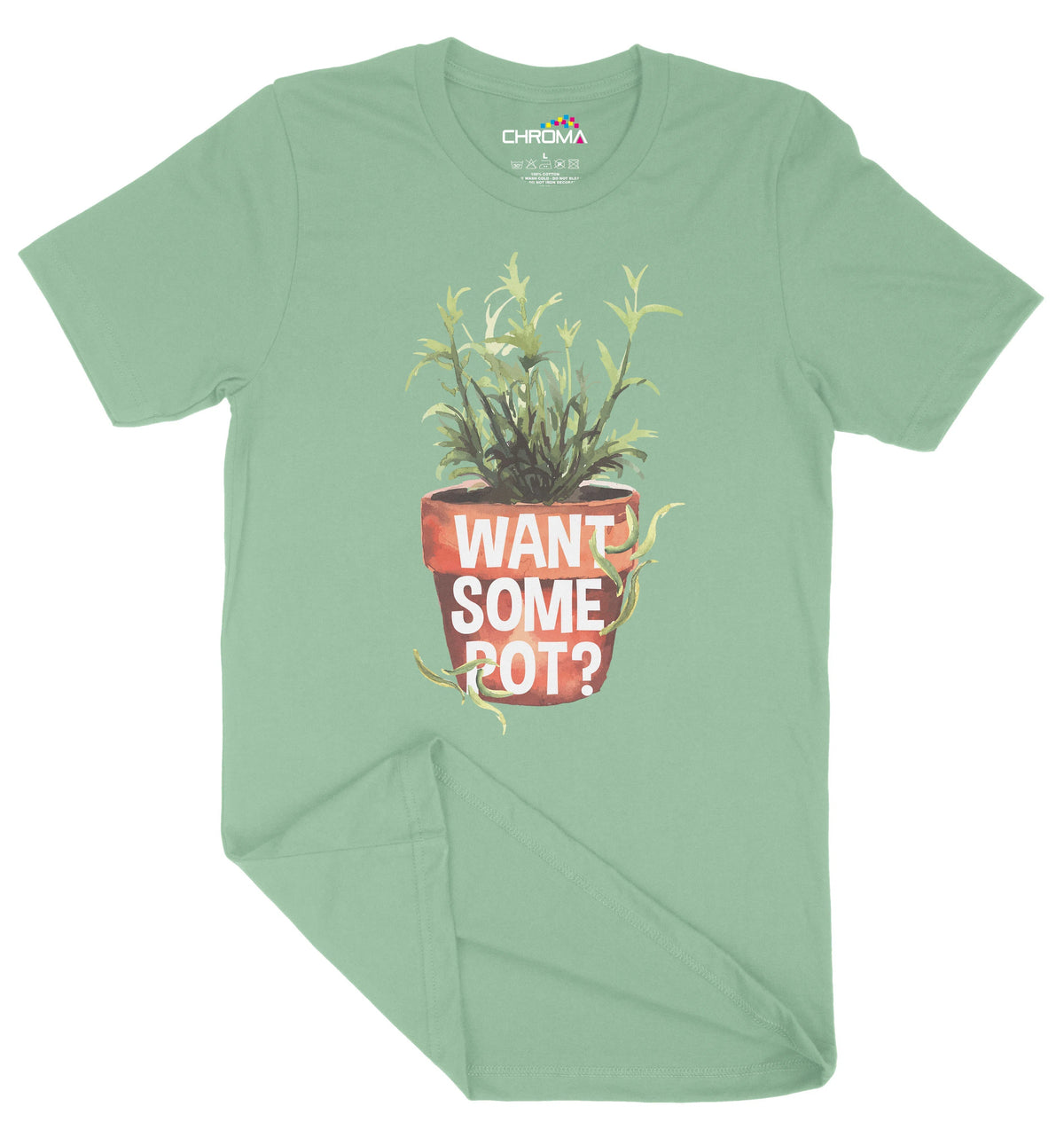 Want Some Pot Unisex Adult T-Shirt | Premium Quality Streetwear Chroma Clothing