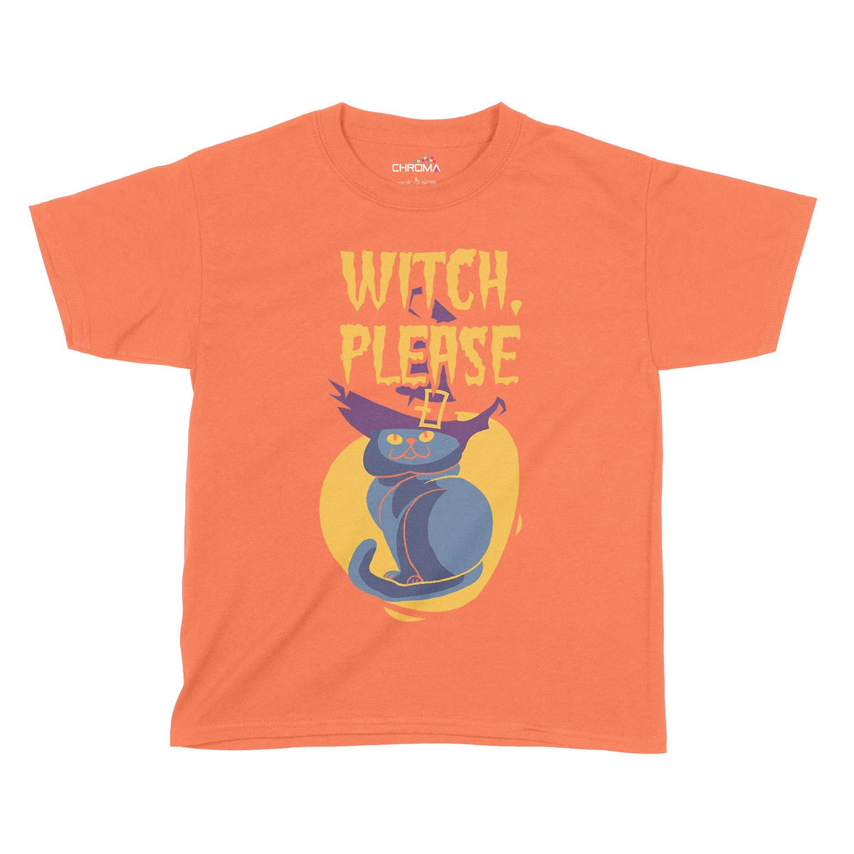 Witch Please Halloween Kids T-Shirt | Premium Halloween Clothing Chroma Clothing