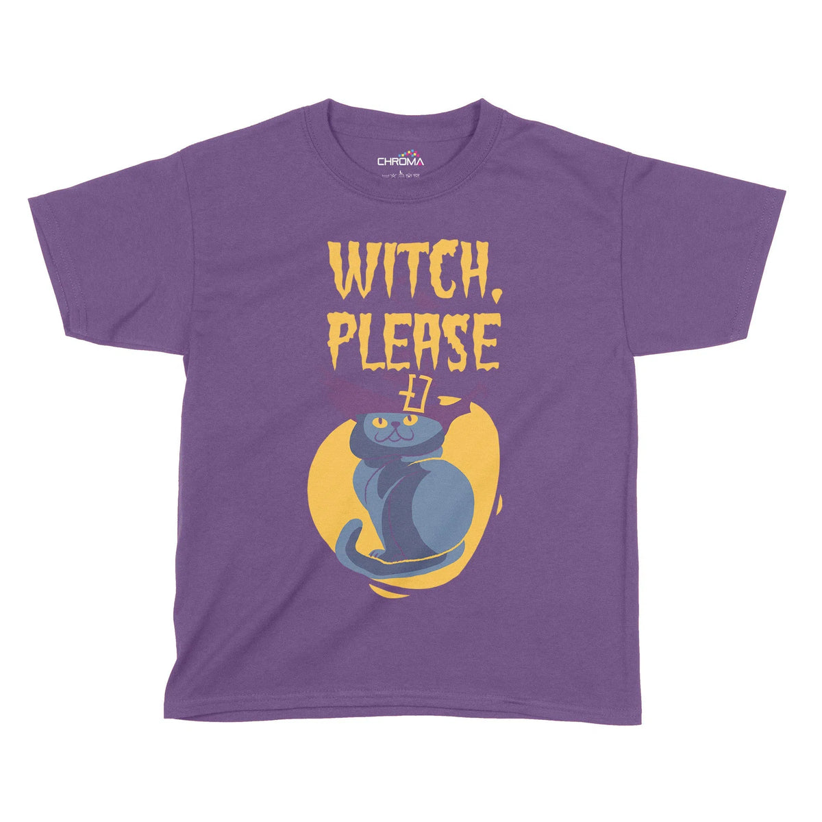 Witch Please Halloween Kids T-Shirt | Premium Halloween Clothing Chroma Clothing