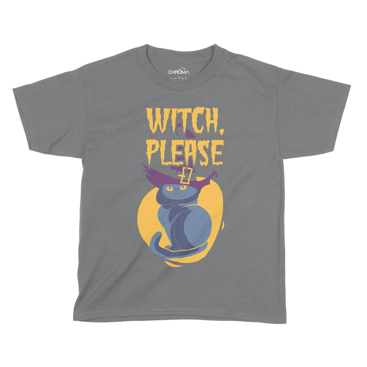Witch Please Halloween Kids T-Shirt | Premium Halloween Clothing Chroma Clothing