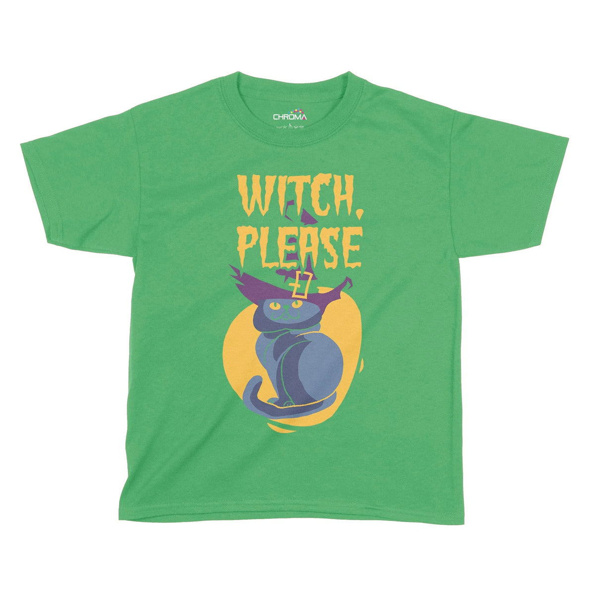 Witch Please Halloween Kids T-Shirt | Premium Halloween Clothing Chroma Clothing
